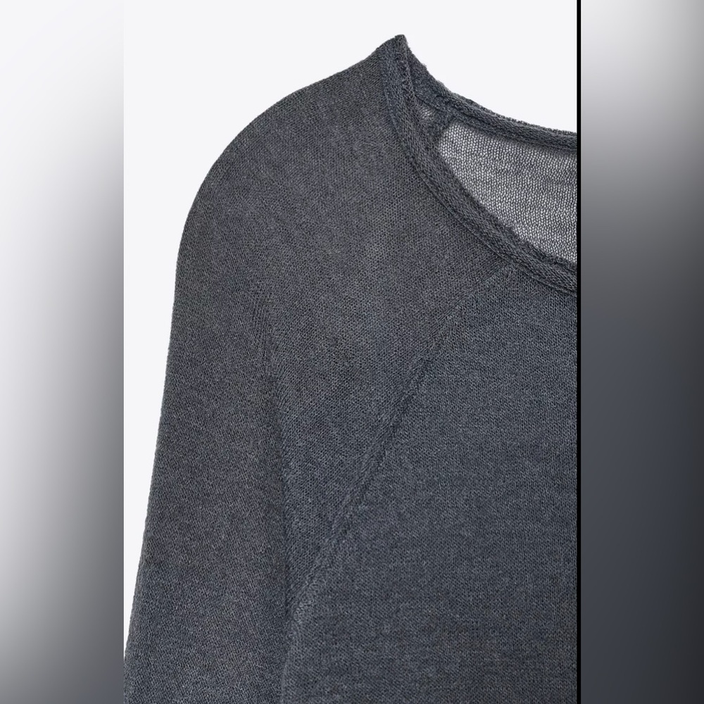 🔥🔥Zara Gray Sweater - Picture 5 of 5